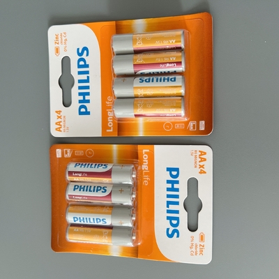 R06 MSDS 1.5v Zinc Carbon AA Battery For Radios Philips