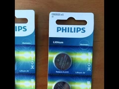 Pin tế bào nút OEM Philips Cr2025 cho bộ điều khiển từ xa ô tô