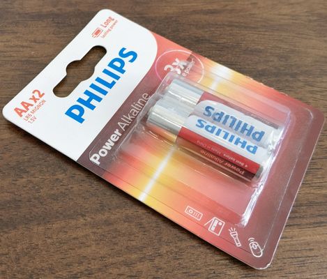 Độ bền Pin kiềm 9V -20C-25C Nhiệt độ bảo quản