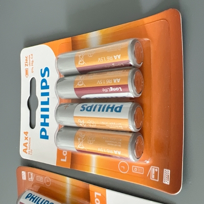 R06 MSDS 1.5v Zinc Carbon AA Battery For Radios Philips